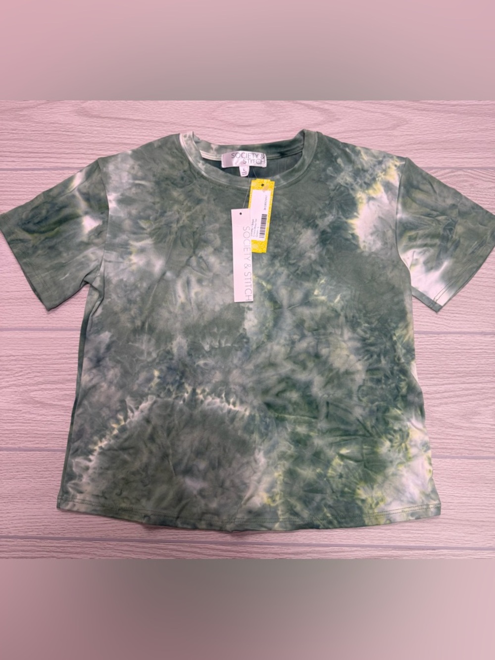 StitchFix‎ Society & Stitch Kids Green Tie-Dye Tee
